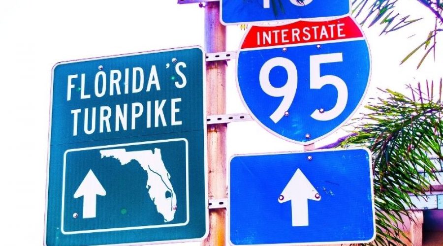 Florida Interstate I-95 Rest Area Stops