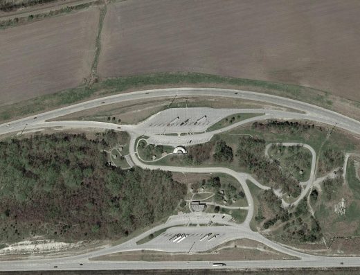 Rest Area Ohio I-80/I-90/Turnpike Mile 100 East